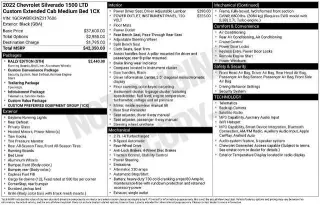 Chevrolet Silverado 1500 Limited 2022 4x2 Custom 4p Doble Cab 6.6 ft. SB