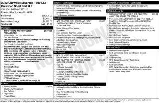 Chevrolet Silverado 1500 2022 4x4 LTZ 4dr Crew Cab 5.8 ft. SB