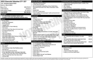 Chevrolet Suburban 2022 4x4 Z71 4p SUV