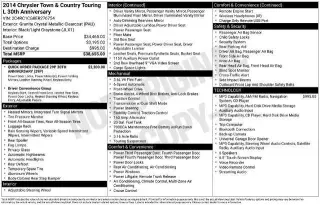 Chrysler Town and Country 2014 Touring-L 4dr Mini-Van