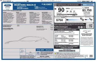 Ford Mustang Mach-E 2021 AWD Premium 4p SUV