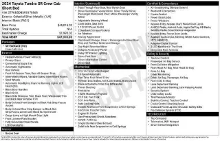 Toyota Tundra 2024 4x4 SR 4p CrewMax Cab Pickup SB