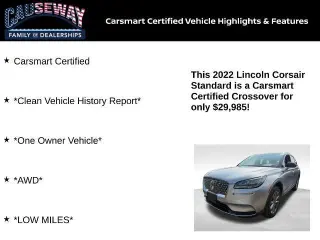 Lincoln Corsair 2022 AWD Estándar 4 puertas SUV