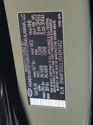 Hyundai SANTA FE 2025 AWD XRT SUV de 4 puertas