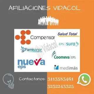 Afiliaciones Vidacol