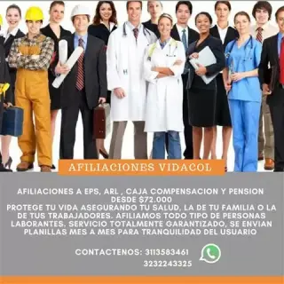 Afiliaciones Vidacol
