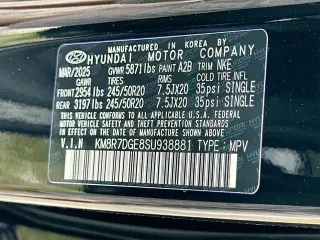 Hyundai PALISADE 2025 AWD Calligraphy Night Edition SUV de 4 puertas