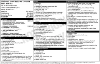 GMC Sierra 1500 2025 4x4 Pro 4 puertas Cabina Crew 6.6 pies. SB