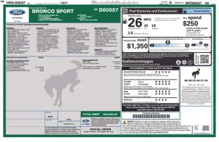 Ford Bronco Sport 2022 AWD Outer Banks 4 puertas SUV