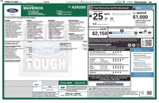 Ford Maverick 2024 AWD Lariat 4 puertas Supercrew con caja de 4.5 pies