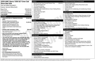 GMC Sierra 1500 2020 4x4 SLT Cabina Crew 4 puertas 5.8 ft. SB