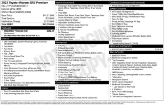 Toyota 4Runner 2022 4x2 SR5 Premium 4p SUV