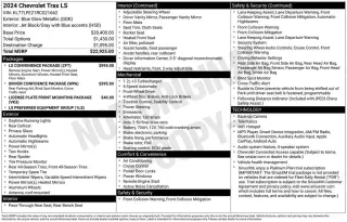 Chevrolet Trax 2024 LS 4p Crossover