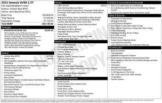 Genesis GV80 2023 AWD 2.5T 4p SUV