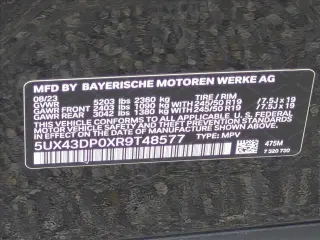 BMW X3 2024 sDrive30i 4p Vehículo de Actividad Deportiva