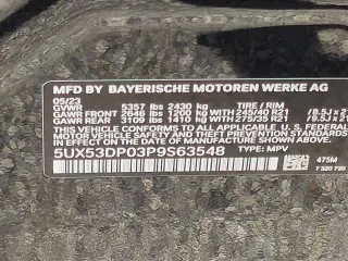BMW X3 2023 AWD xDrive30i 4p Vehículo de Actividad Deportiva