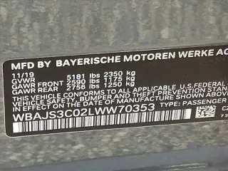 BMW Serie 5 2020 AWD 540i xDrive Sedán de 4 puertas