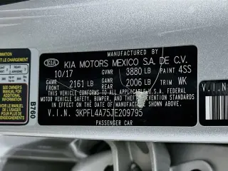 Kia Forte 2018 LX 4p Sedan 6A