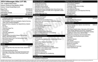 Volkswagen Atlas 2024 AWD SEL 4Motion 4 puertas SUV