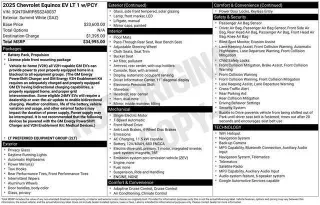 Chevrolet Equinox EV 2025 LT 1 4dr SUV