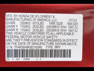 Honda CR-V Hybrid 2025 tracción total Sport Touring SUV de 4 puertas