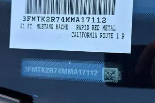 Ford Mustang Mach-E 2021 California Route 1 4dr SUV