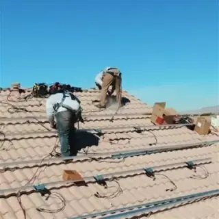 remove &install solar panels