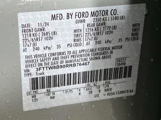 Ford Maverick 2024 AWD XL 4p SuperCrew 4.5 pies SB