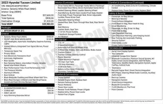 Hyundai TUCSON 2023 AWD Limited 4p SUV