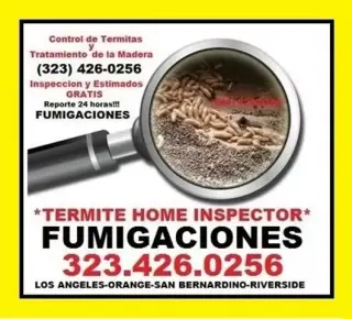 EXTERMINADOR DE TERMITAS.