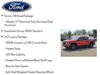 Ford Maverick 2024 AWD XLT 4dr SuperCrew 4.5 ft. SB