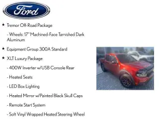 Ford Maverick 2024 AWD XLT 4dr SuperCrew 4.5 ft. SB