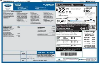Ford Edge 2013 SEL 4dr Crossover