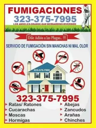 FUMIGACIONES - CONTROL PLAGAS.