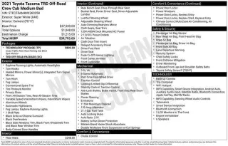 Toyota Tacoma 2021 4x4 TRD Pro 4p Doble Cabina 5.0 ft CB 6M