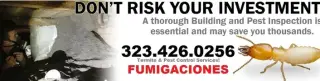 FUMIGACIONES PLAGAS TERMITAS