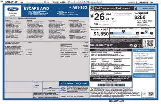 Ford Escape 2020 AWD Titanium 4dr SUV