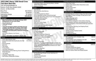 GMC Sierra 1500 2022 4x4 Denali 4p. Cabina de Tripulación 5,8 pies LB