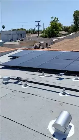 Solar panels remove, take off