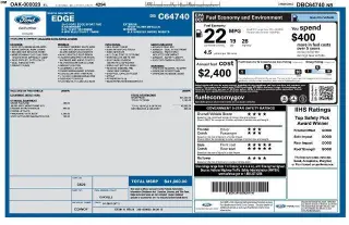 Ford Edge 2013 Sport 4dr Crossover