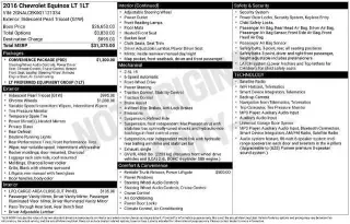 Chevrolet Equinox 2016 LT 4dr SUV