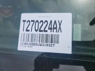 Jeep Wrangler Unlimited 2018 4x4 Sport SUV de 4 puertas (lanzamiento de mitad de año)