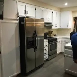 Cabinets refinishing & POPCORN