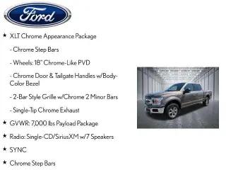 Ford F-150 2018 4x4 XLT 4p SuperCrew 5.5 ft. SB