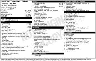 Toyota Tacoma 2023 4x4 TRD Todo Terreno 4p Doble Cabina 6,1 ft LB