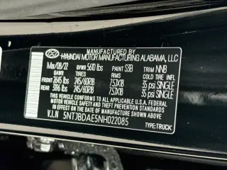 Hyundai SANTA CRUZ 2022 AWD SEL 4p Camioneta de Tripulación 4.3ft SB