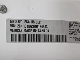 Chrysler Pacifica 2024 Touring L 4dr Mini-Van