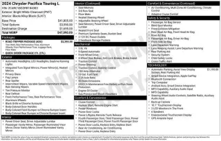 Chrysler Pacifica 2024 Touring L 4dr Mini-Van