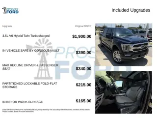 Ford F-150 2021 4x4 Limited 4p SuperCrew 5.5 ft. CB
