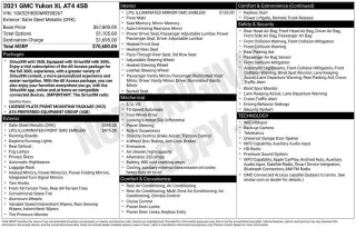 GMC Yukon XL 2021 4x4 AT4 4p SUV